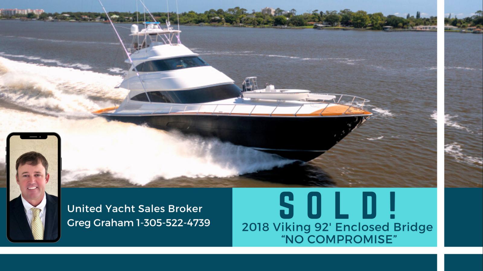 Photo of Viking Yachts 92 Enclosed Bridge No Compromise Sold