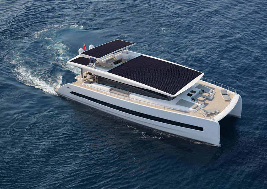 solar powered yacht for sale